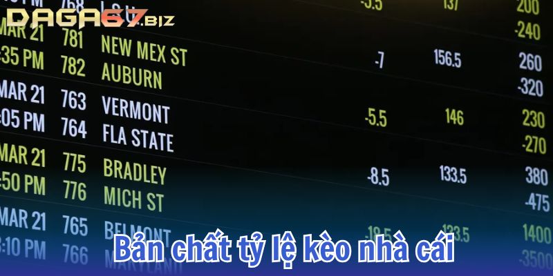 tỷ lệ kèo nhà cái